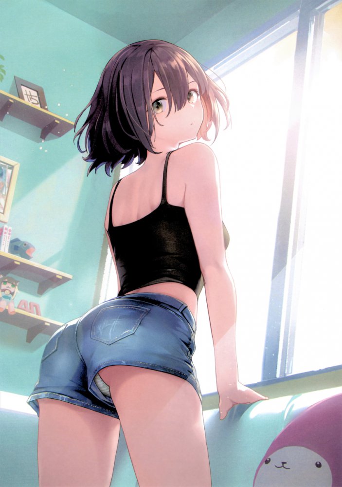 【二次】短パン・ショートパンツ女子画像　その７